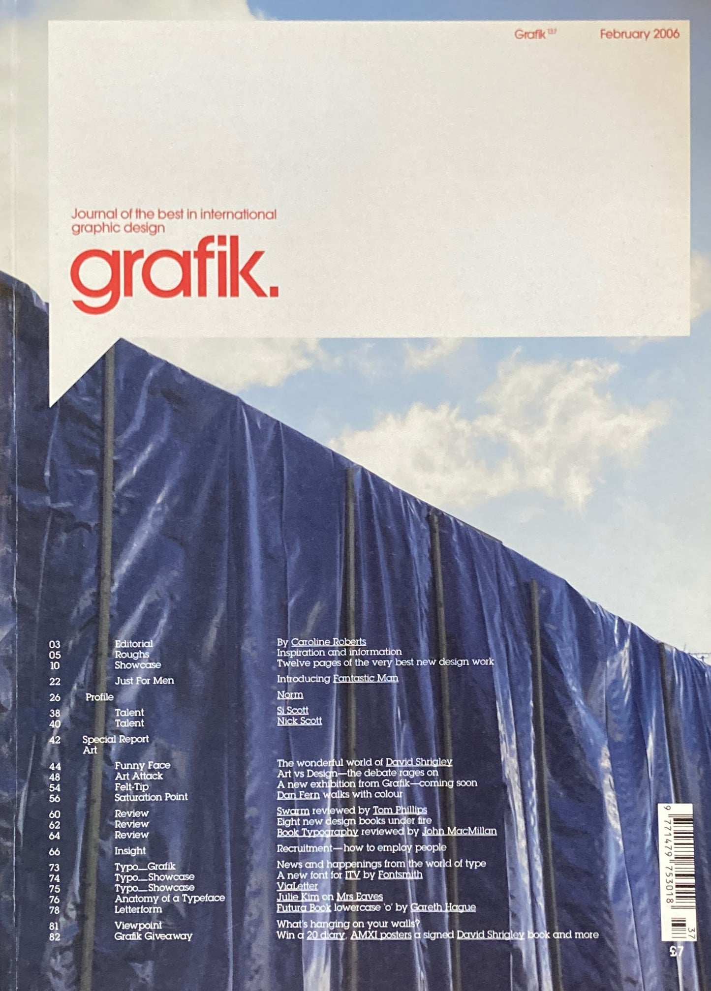 grafik. Journal of the best in international graphic design 137　2006 February