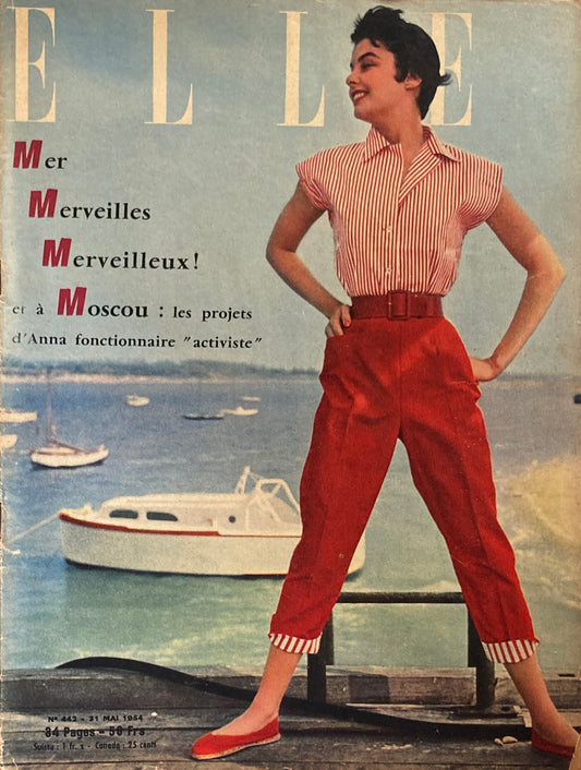 ELLE　No.442-31　MAI　1954　France　