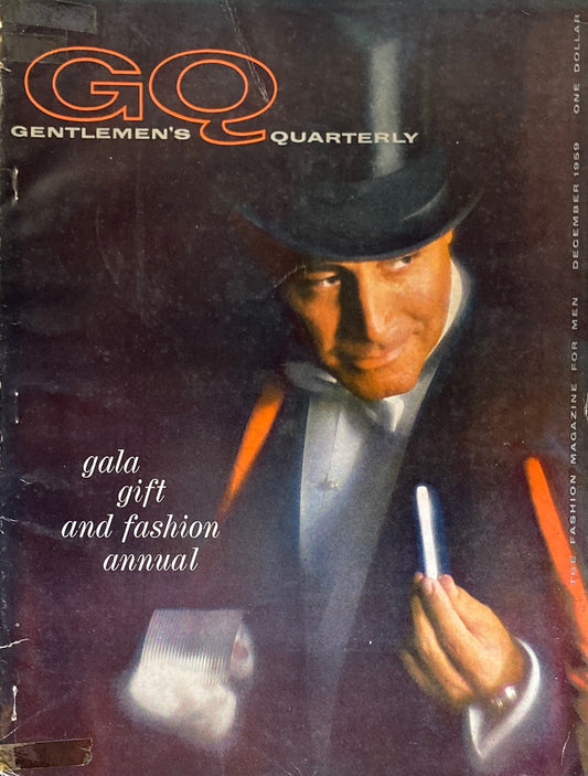 GQ　December　1959　Gentlemen's Quarterly