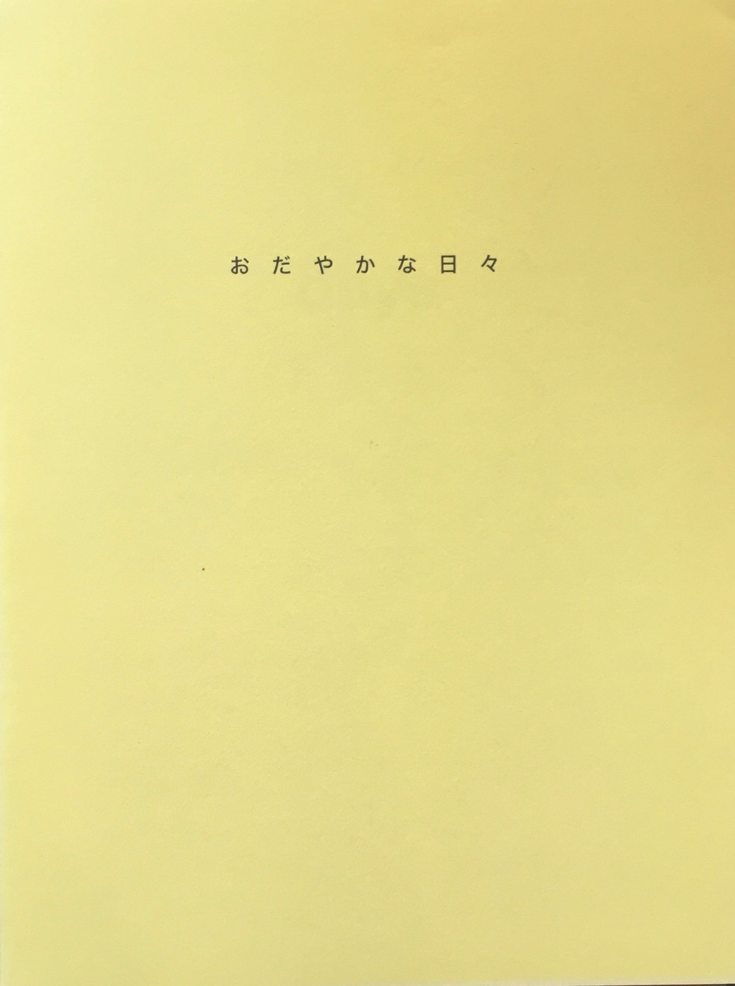 おだやかな日々　MOTアニュアル 2003