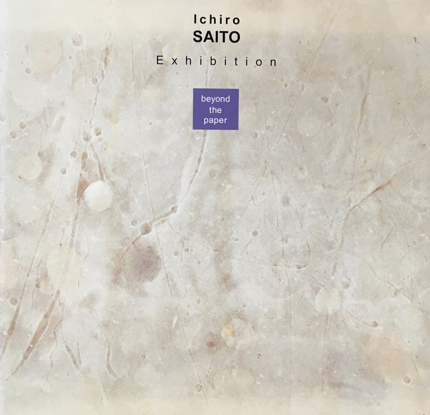 斉藤一郎　beyond the paper