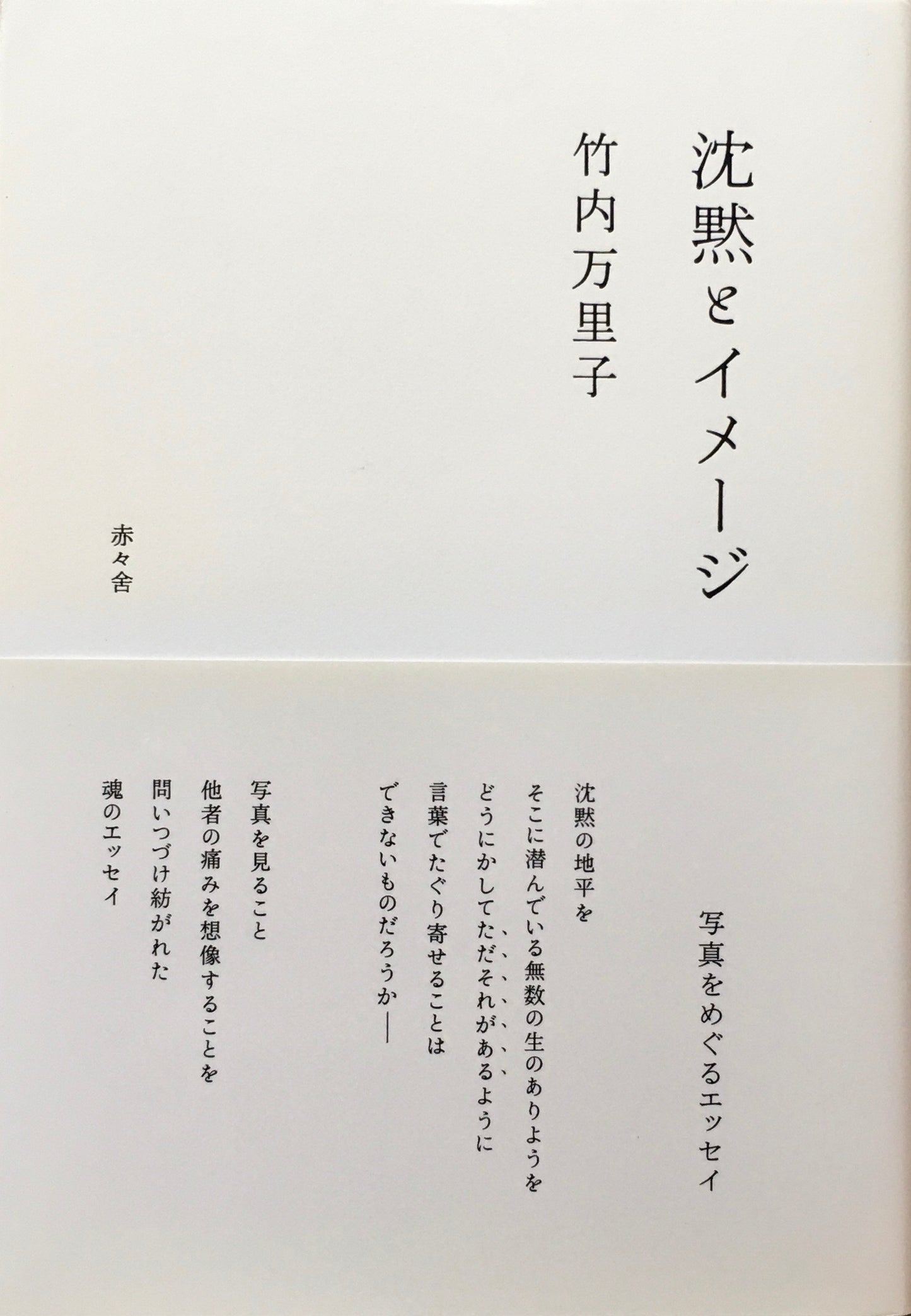 沈黙とイメージ　竹内万里子