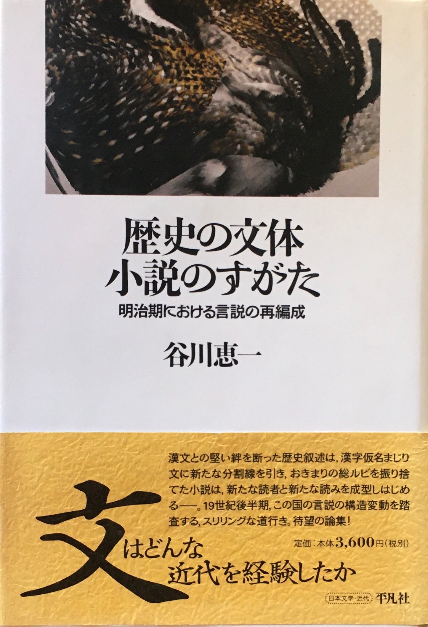 歴史の文体　小説のすがた　明治期における言説の再編成　谷川恵一