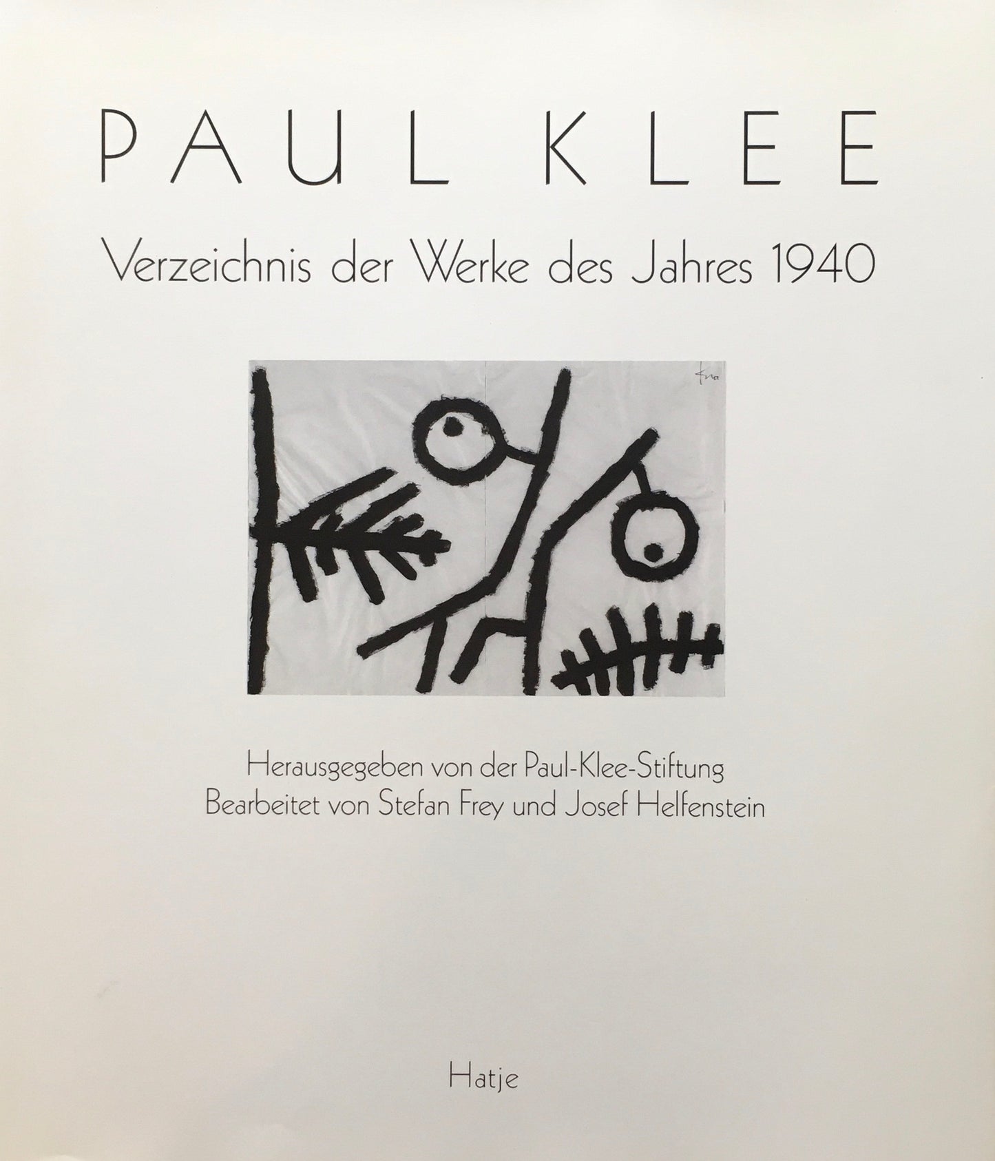 PAUL KLEE　Verzeichnis der Werke des Jahres 1940