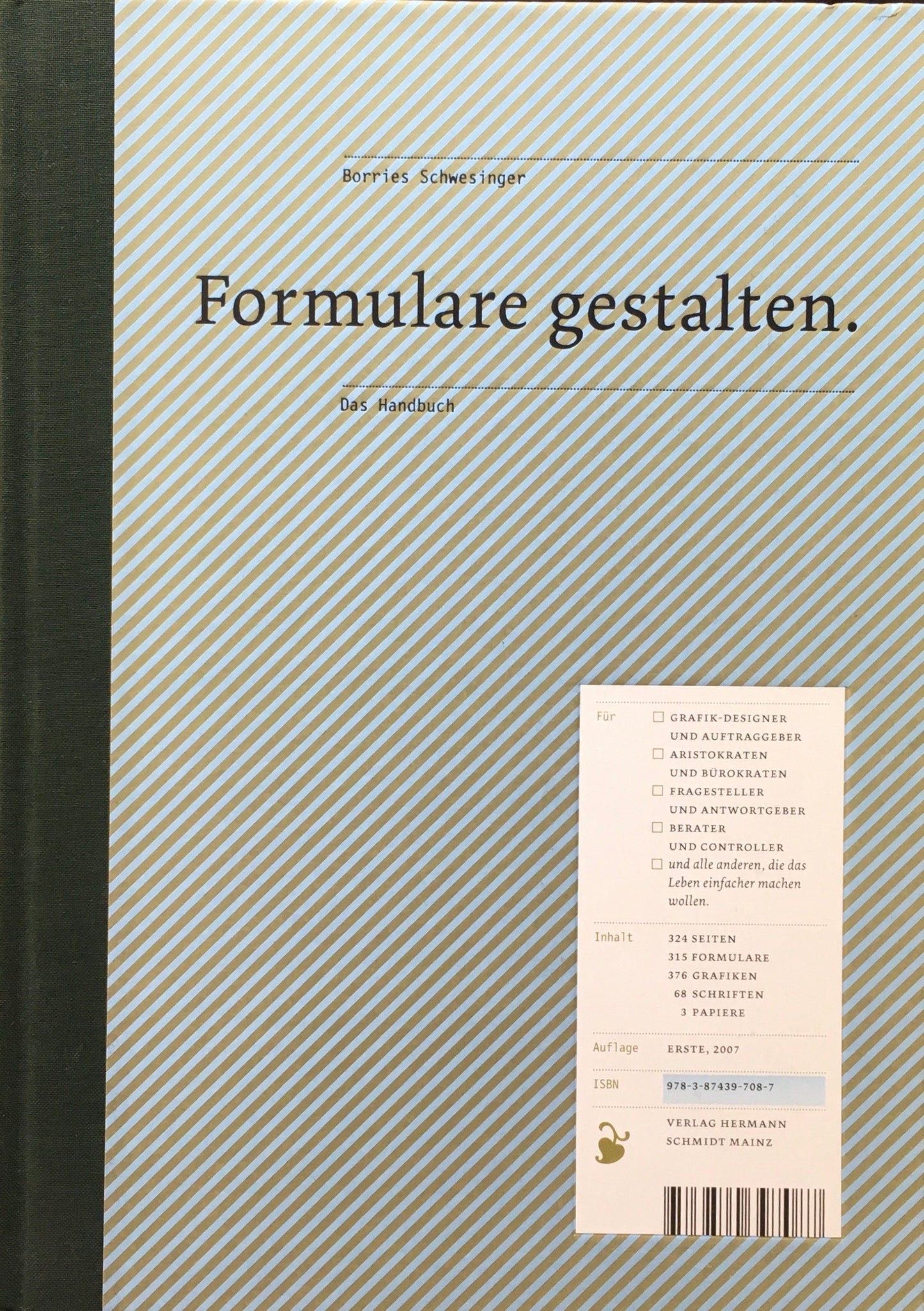 Formulare gestalten.　Borries Schwesinger