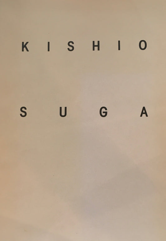 KISHIO SUGA　菅木志雄　1990　東高現代美術館　