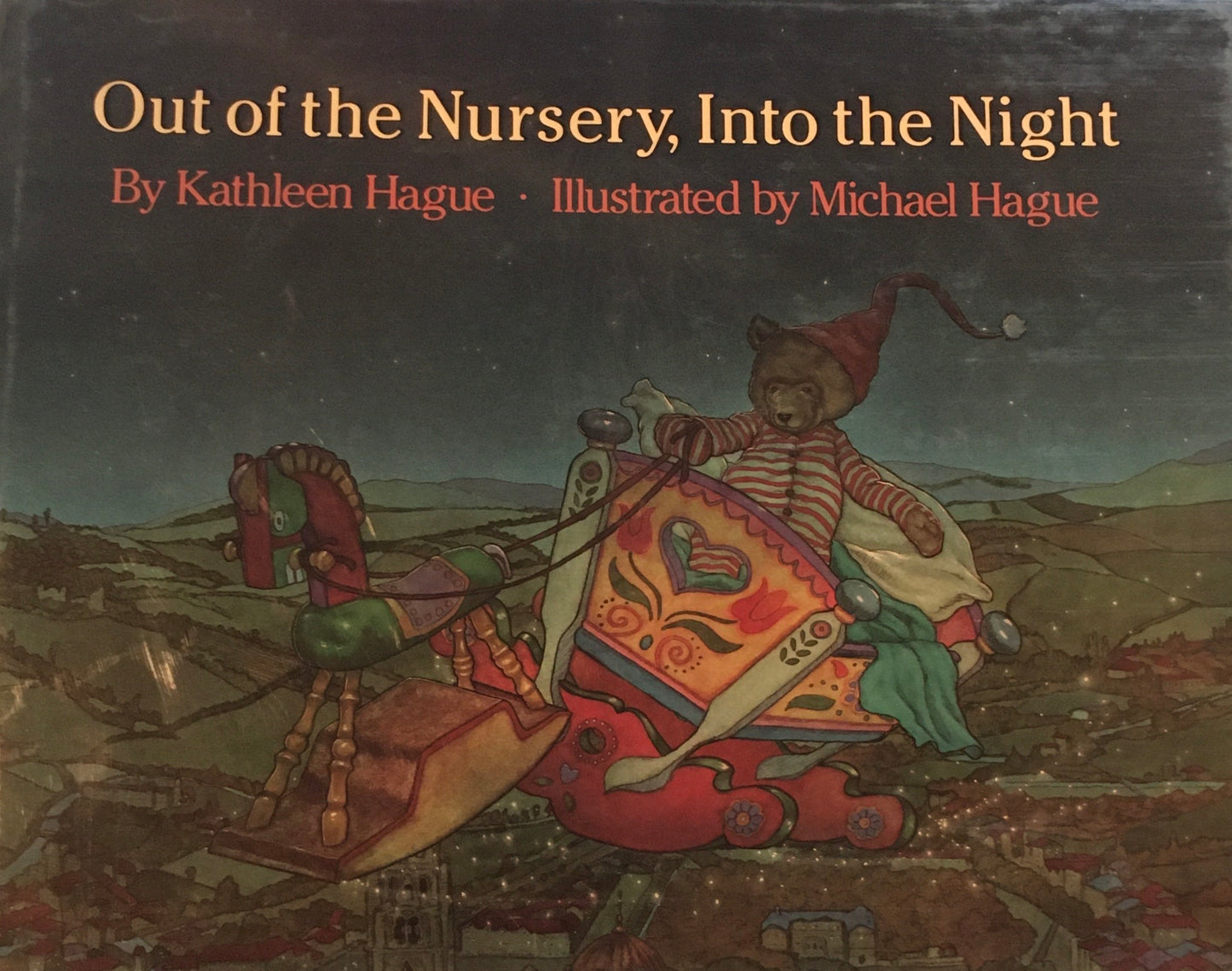 Out of Nursery, Into the Night　Kathleen Hague　Michael Hague　サイン入