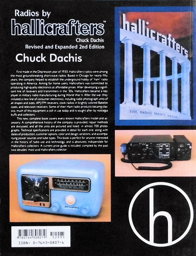 ハリクラフターズ ラジオ　Radios hallicrafters Chuck Dachis　Revised and Expanded 2nd Editon With Price Guide