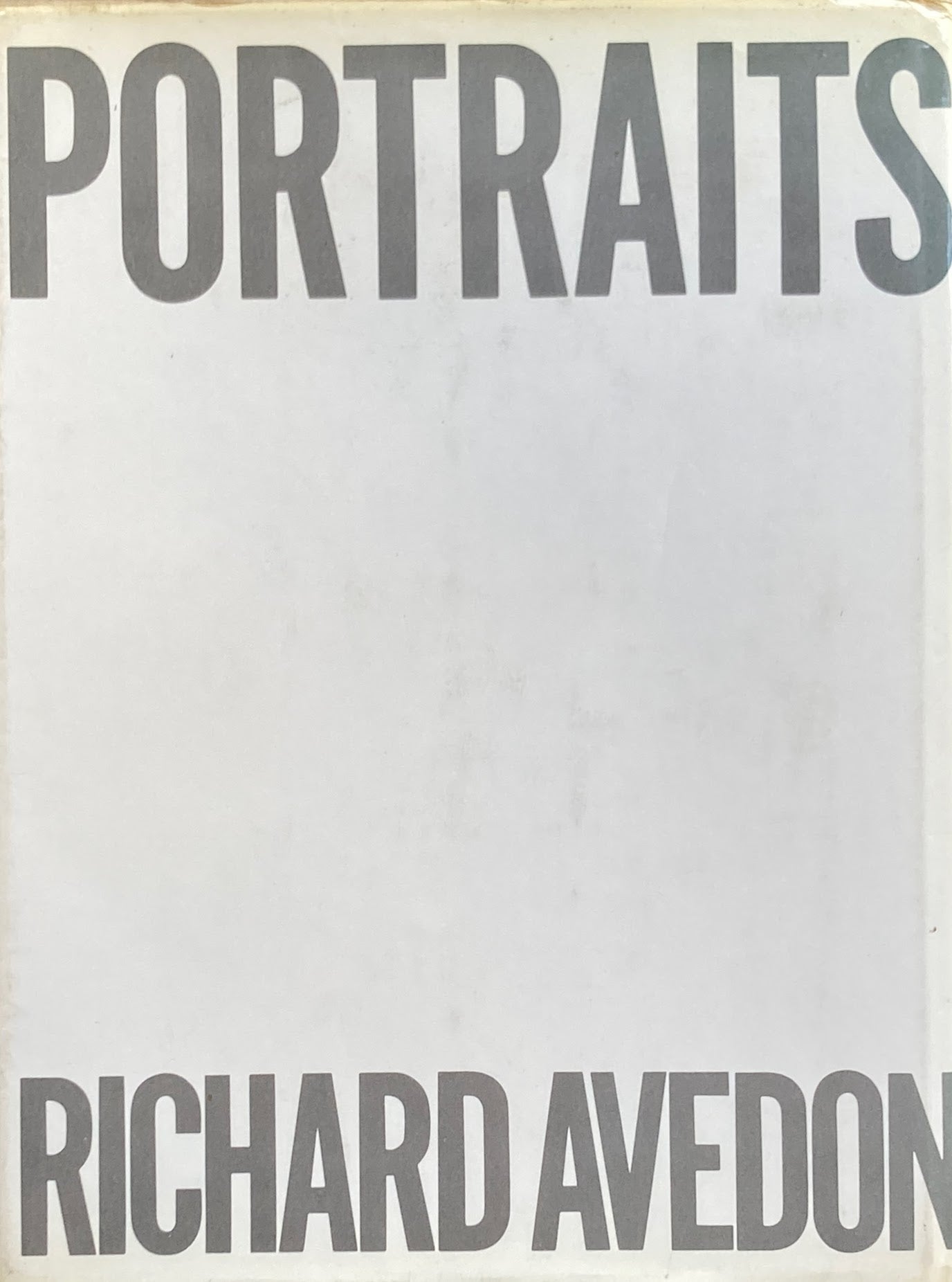 PORTRAITS RICHARD AVEDON　 リチャード・アヴェドン　Farrar Straus & Giroux
