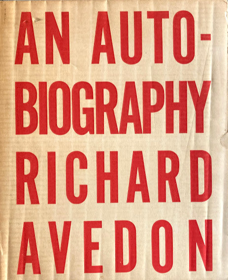 An Autobiography　Richard Avedon　リチャード・アヴェドン写真集　初版　函入