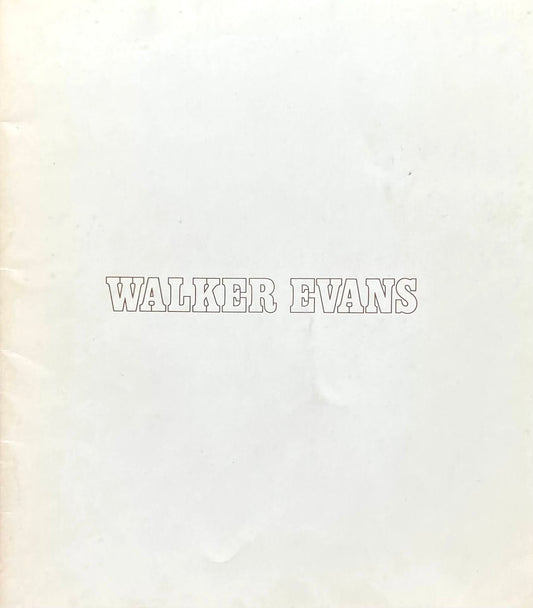 ウォーカー・エバンズ写真展　WALKER EVANS　アメリカンセンター