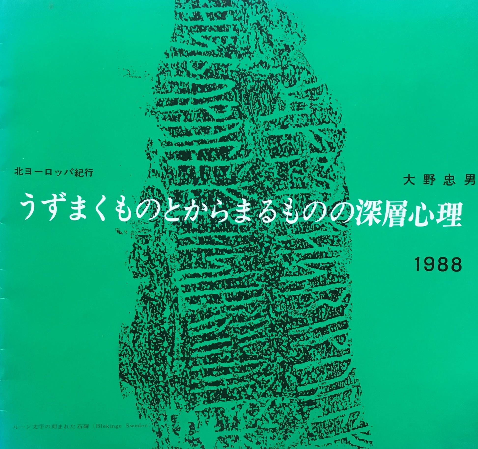 北ヨーロッパ紀行　うずまくものとからまるものの深層心理　大野忠男