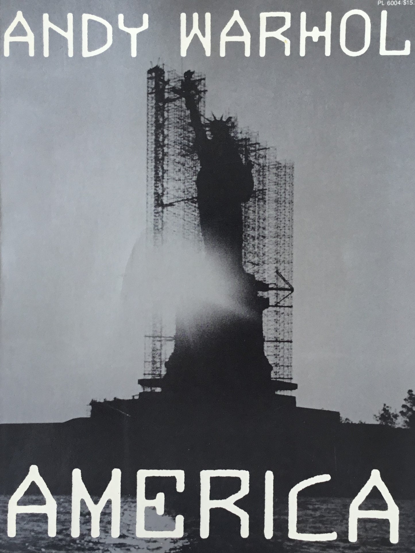 AMERICA　Andy Warhol　アンディ・ウォーホル写真集