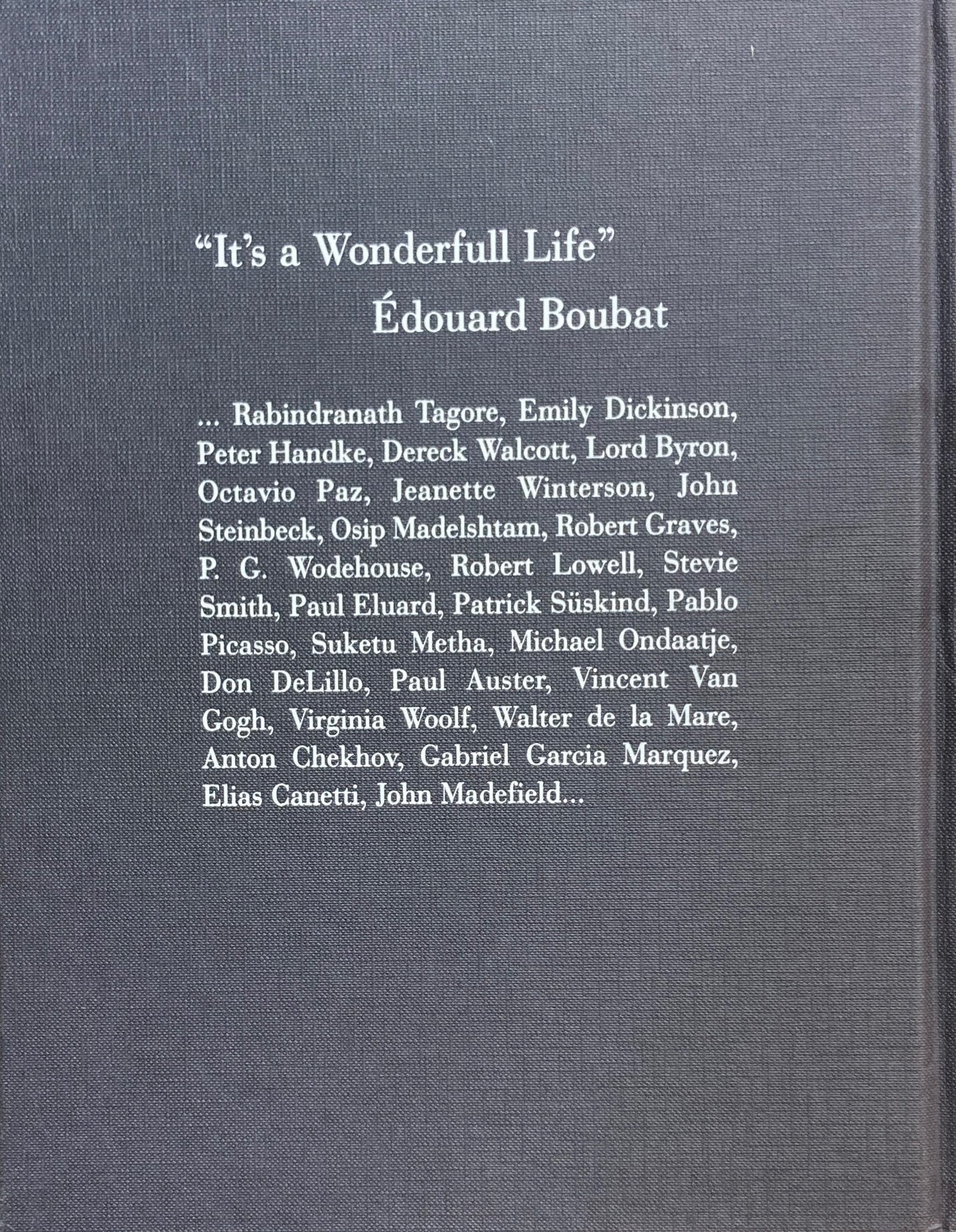It's a Wonderful Life　Edouard Boubat　エドゥアール・ブーバ