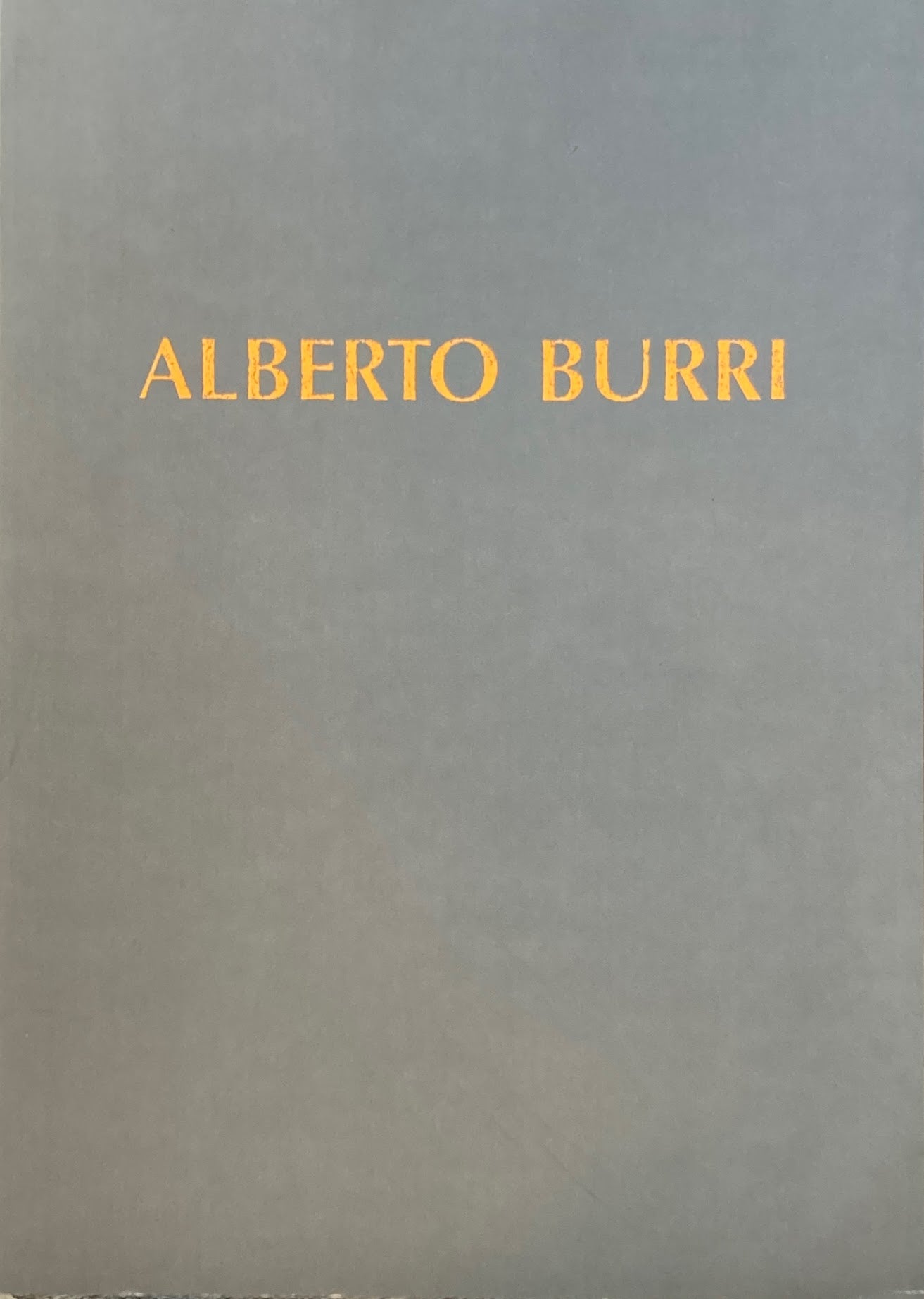 ALBERTO BURRI　児玉画廊