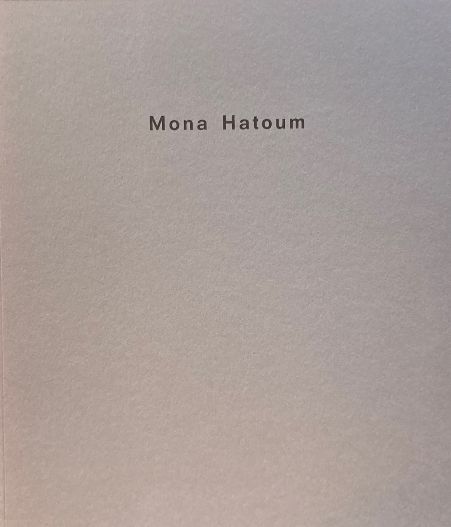 Mona Hatoum　Arnolfini Bristol