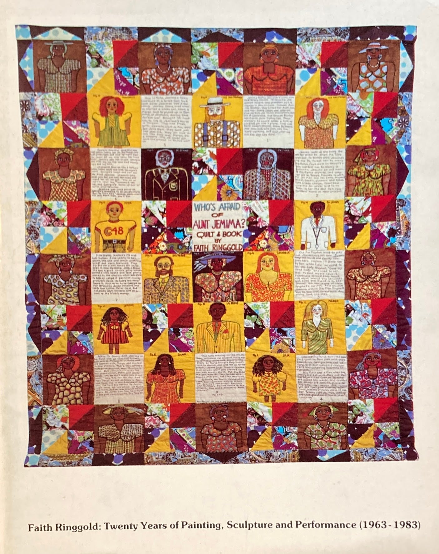 Faith Ringgold　Twenty Years of Paintings, Sculpture and Performance　1963-1983　フェイス・リングゴールド