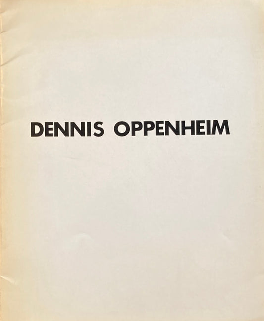 DENNIS OPPENHEIM　デニス・オッペンハイム　1983　アキラ・イケダ・ギャラリー