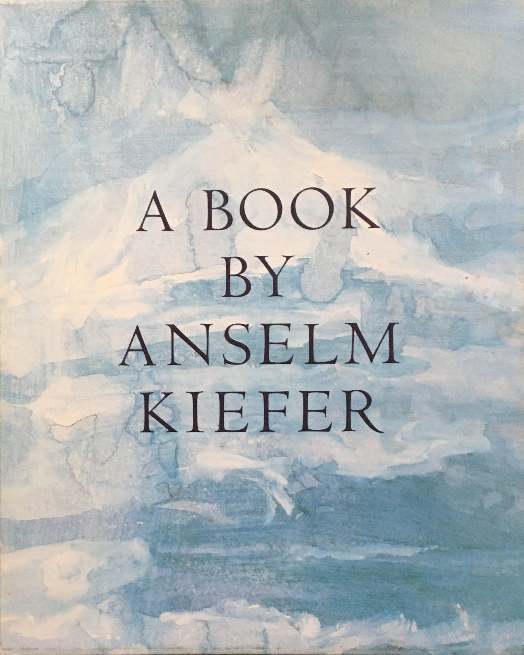 A BOOK BY ANSELM KIEFER アンゼルム・キーファー