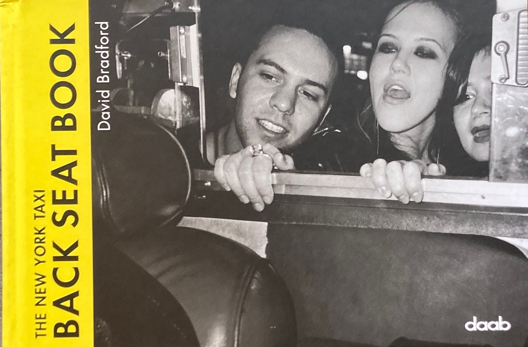 THE NEW YORK TAXI　BACK SEAT BOOK　David Bradford