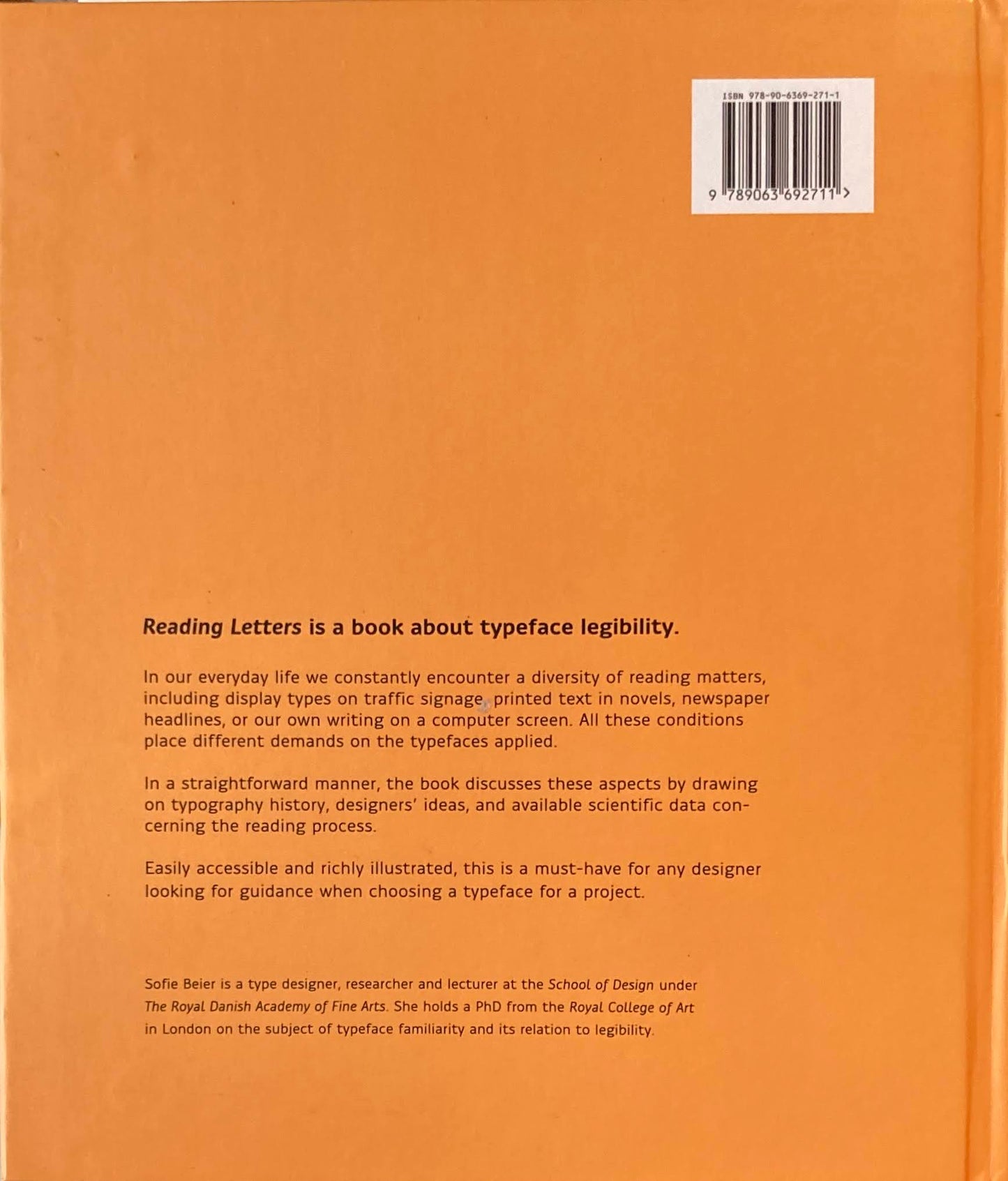 Reading Letters designing for legibility  Sofie Beier