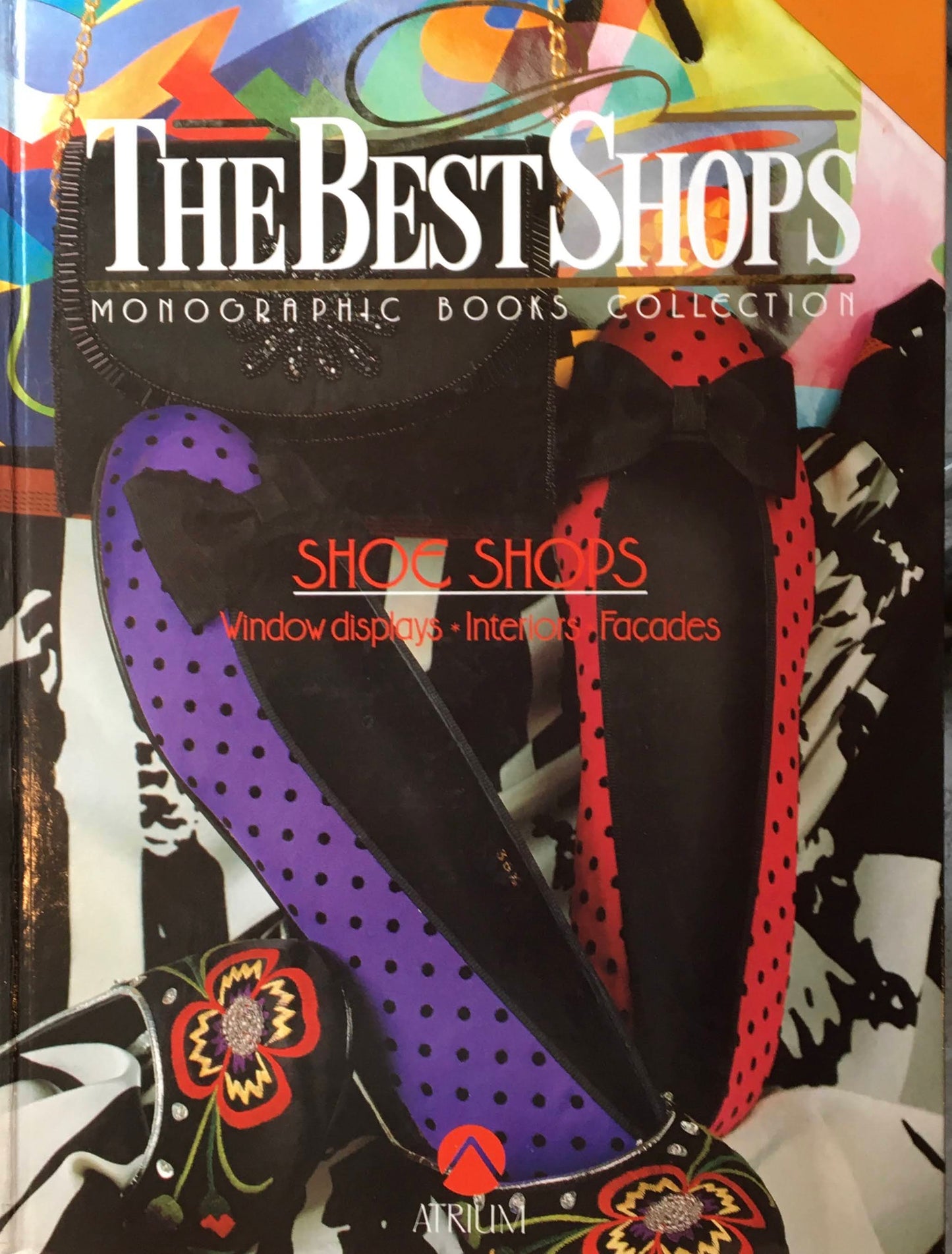 THE BEST SHOPS MONOGRAPHIC BOOKS COLLECTION  SHOE SHOPS windows displays interiors facades