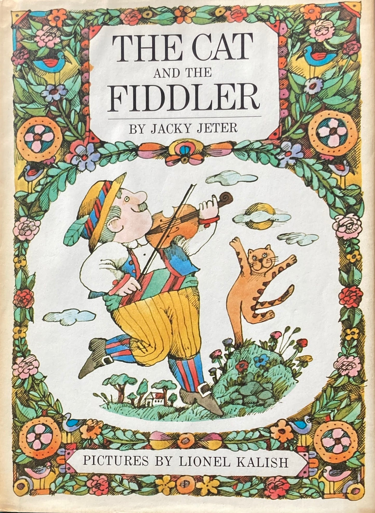 THE CAT NAD THE FIDDLER BY JACKY JETER  PICTURES BY LIONEL KALISH