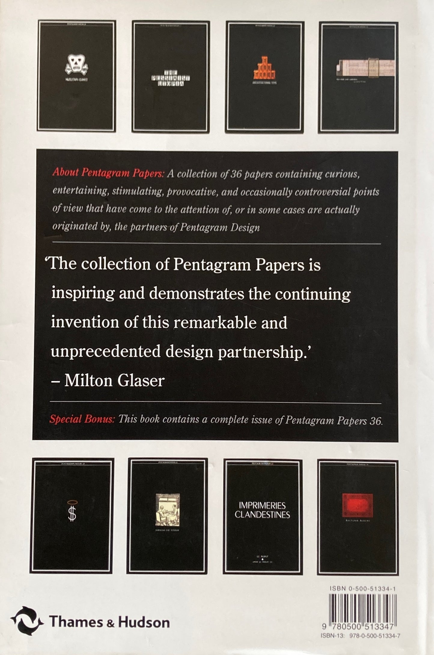 Pentagram Papers　A Collection of 36 Unique Publications Designed by Pentagram