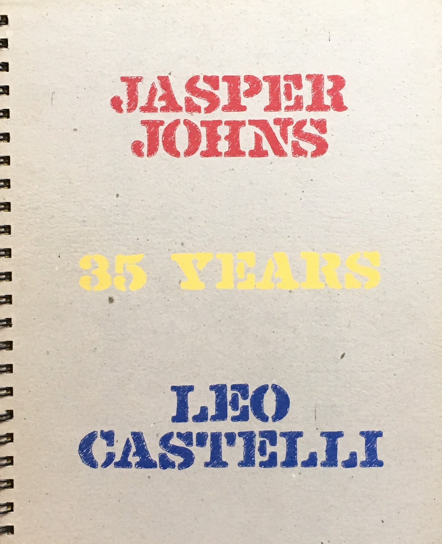 Jasper Johns 35 Years Leo Castelli　ジャスパー・ジョーンズ　