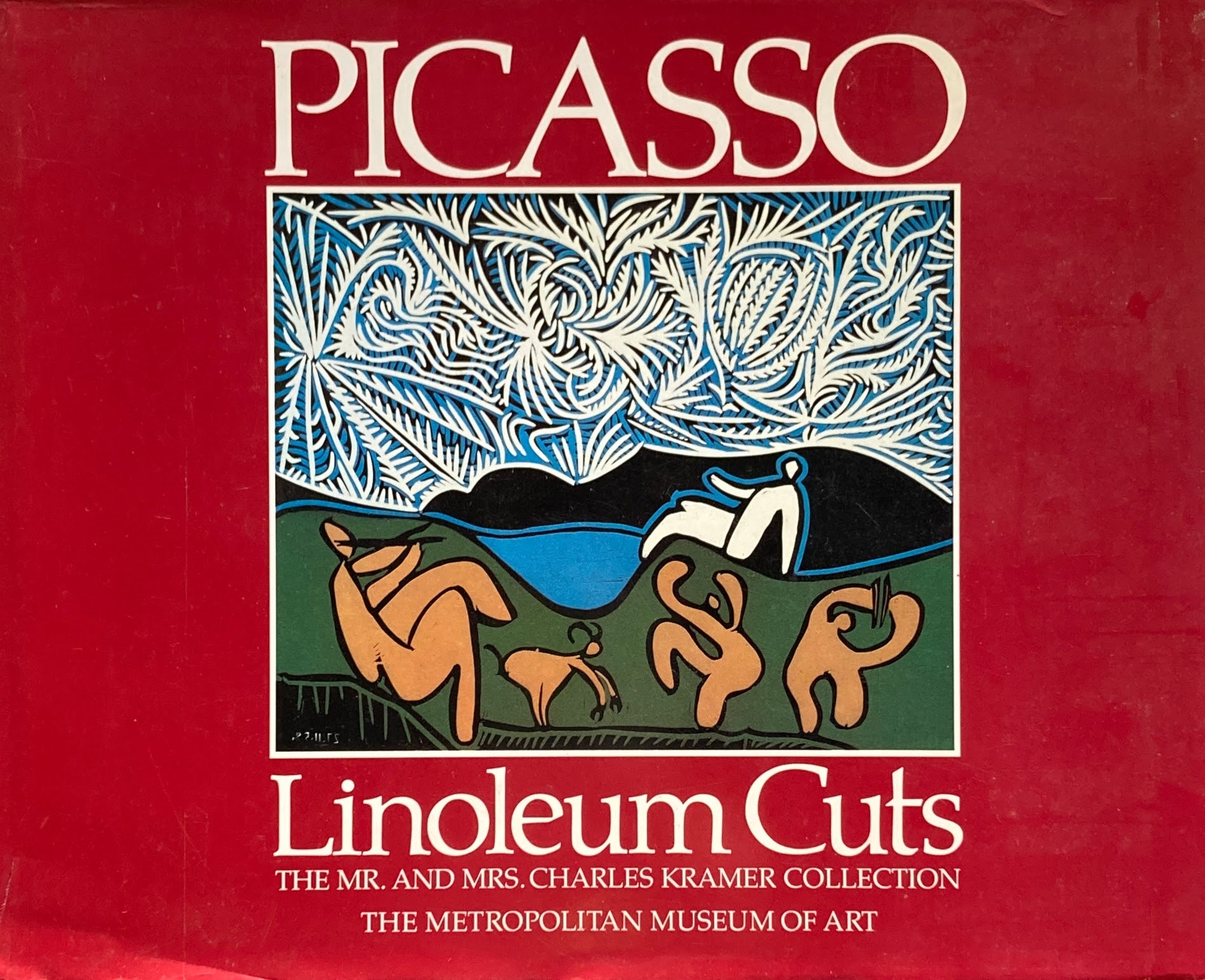 特価】 ≪ パブロ・ピカソ ≫ LINOLEUM-CUTS【リノカット版画】 JACQUELINE 1962年 PABLO PICASSO - 美術品