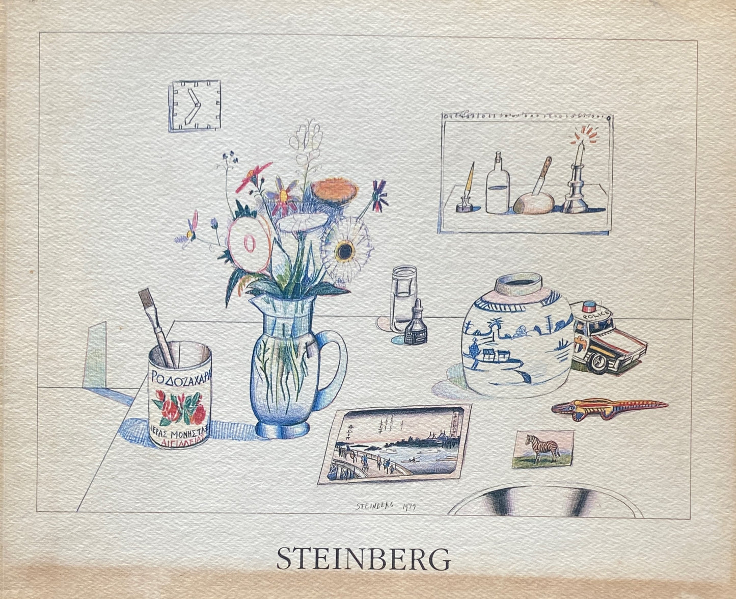 Still Life and Architecyure　Saul Steinberg　ソール・スタインバーグ