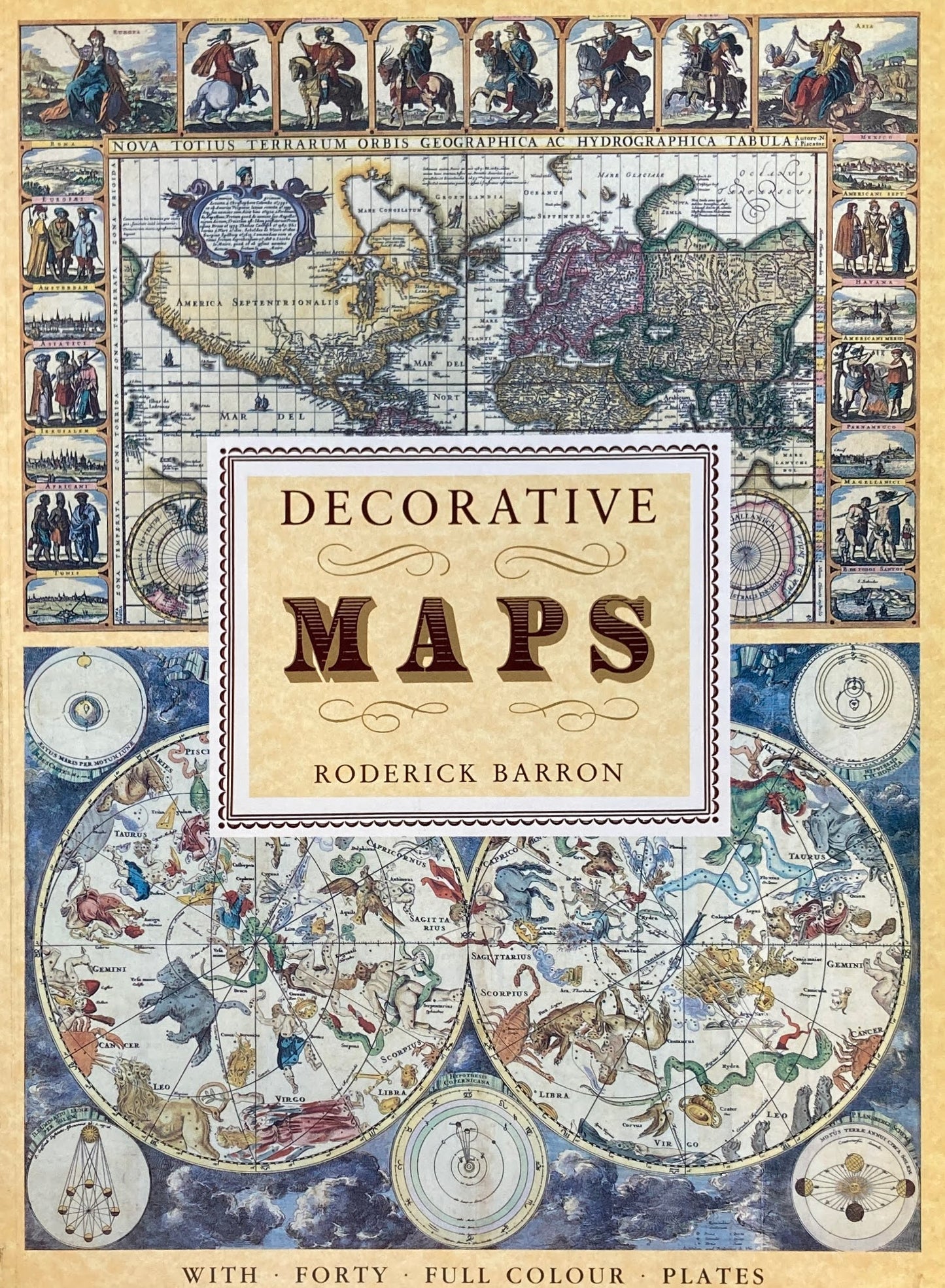 Decorative Maps　Poster Art Series　Roderick Barron