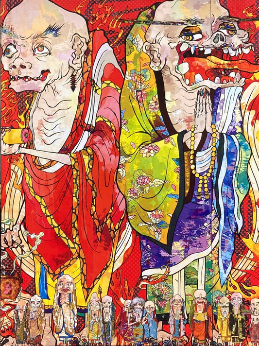 村上隆の五百羅漢図展　2016