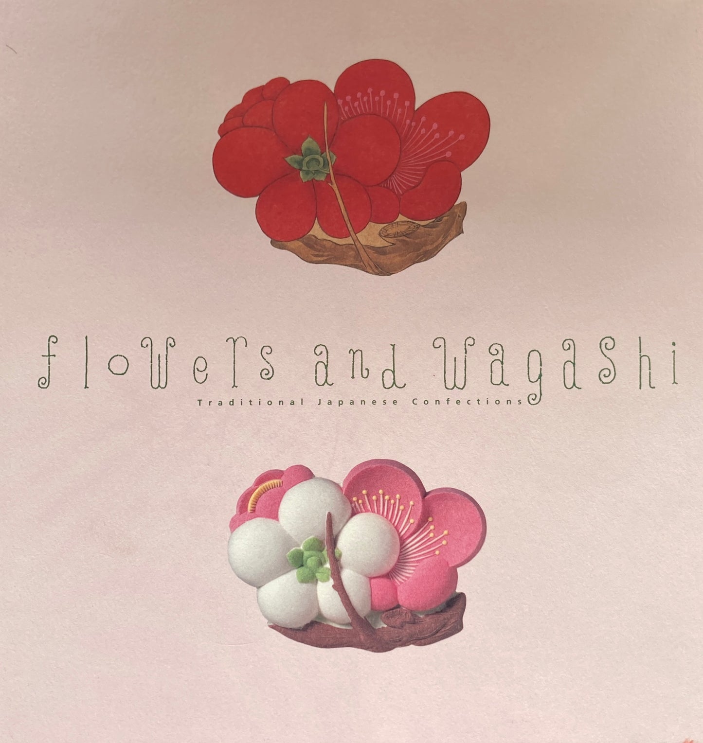 flowers and wagashi　虎屋　TORAYA