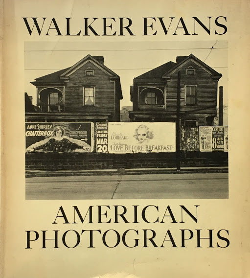 AMERICAN PHOTOGRAPHIS　Walker Evans　ウォーカー・エヴァンス写真集