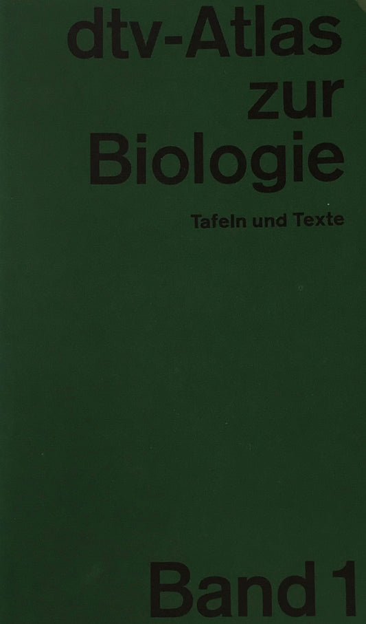 dtv-Atlas zur Biologie　Band 1・2　Pflanzen und Tiere Europas　3冊セット