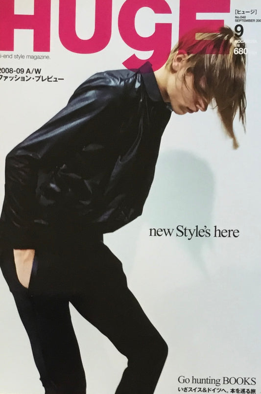HUgE　ヒュージ　No.48　2008年9月号　new Style's here