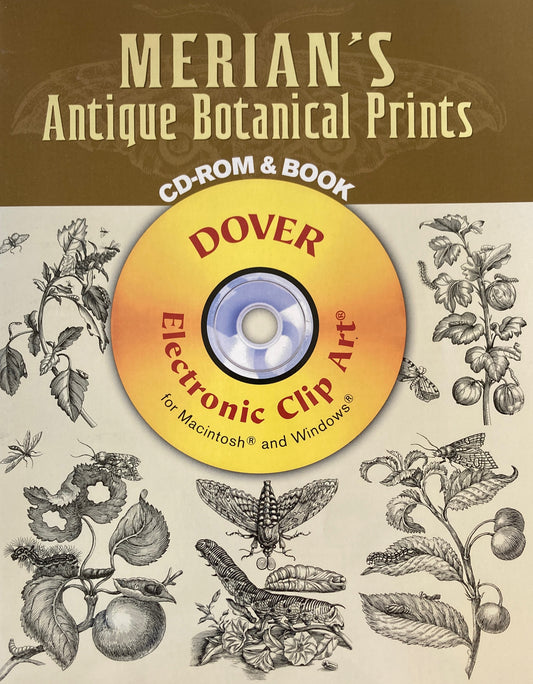 MERIAN'S Antiqua Botanical Prints　CD-ROM & BOOK