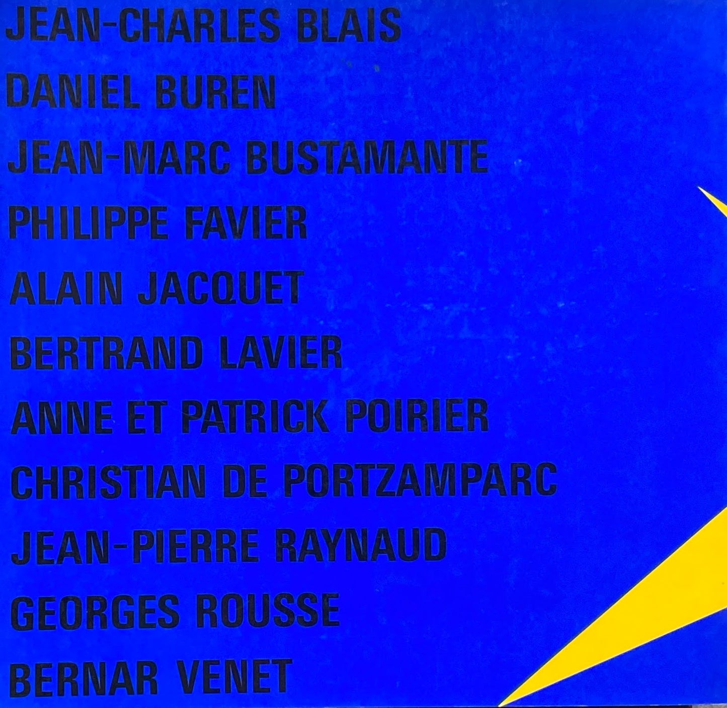 フランス現代美術展　空間の中の12人　1985　Exposition D’Art Contemporain Francais