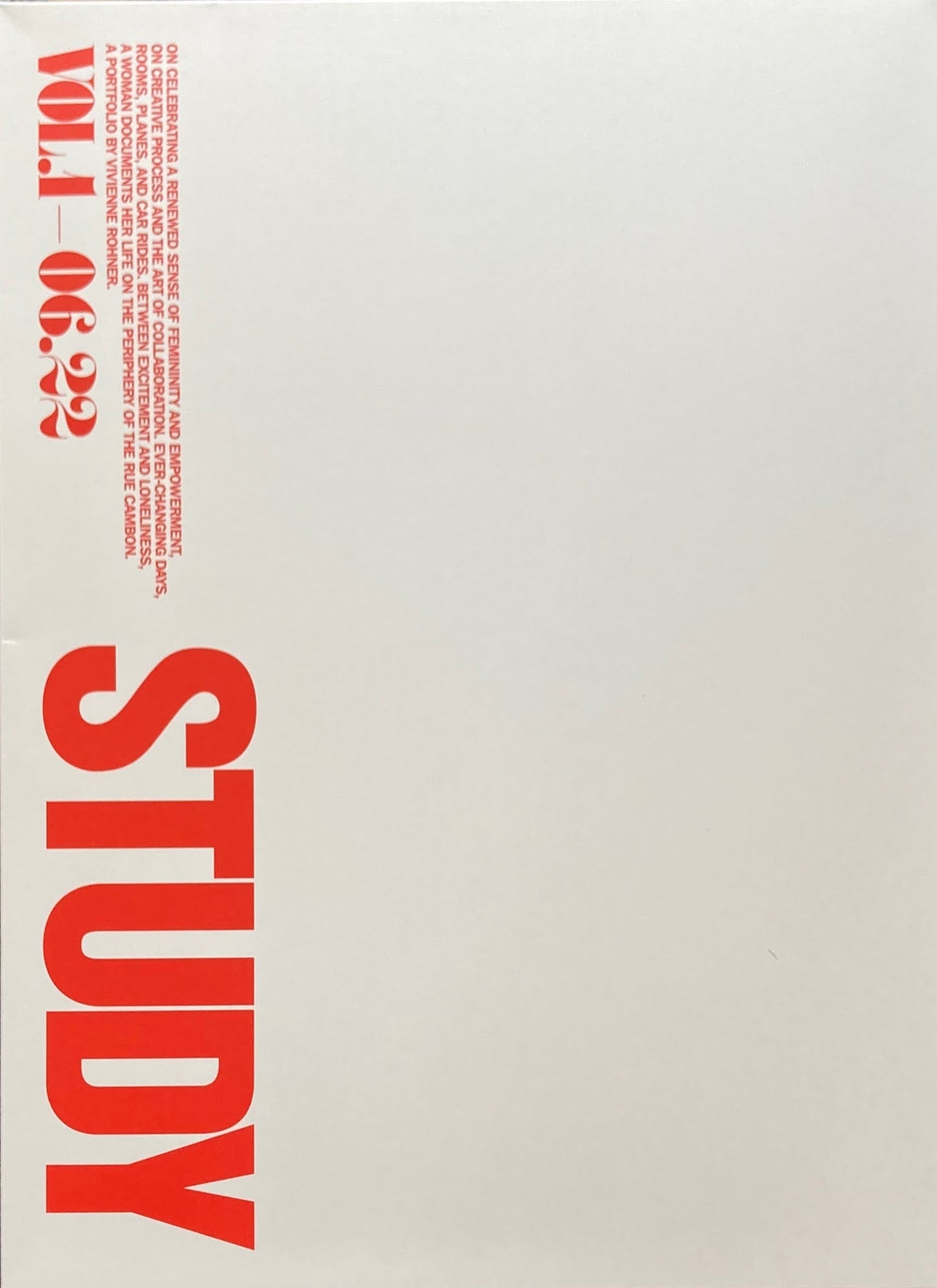 STUDY MAGAZINE VOLUME 01