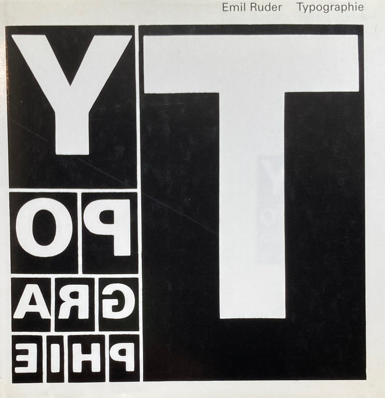 Emile Ruder Typographie Typography　エミール・ルーダー