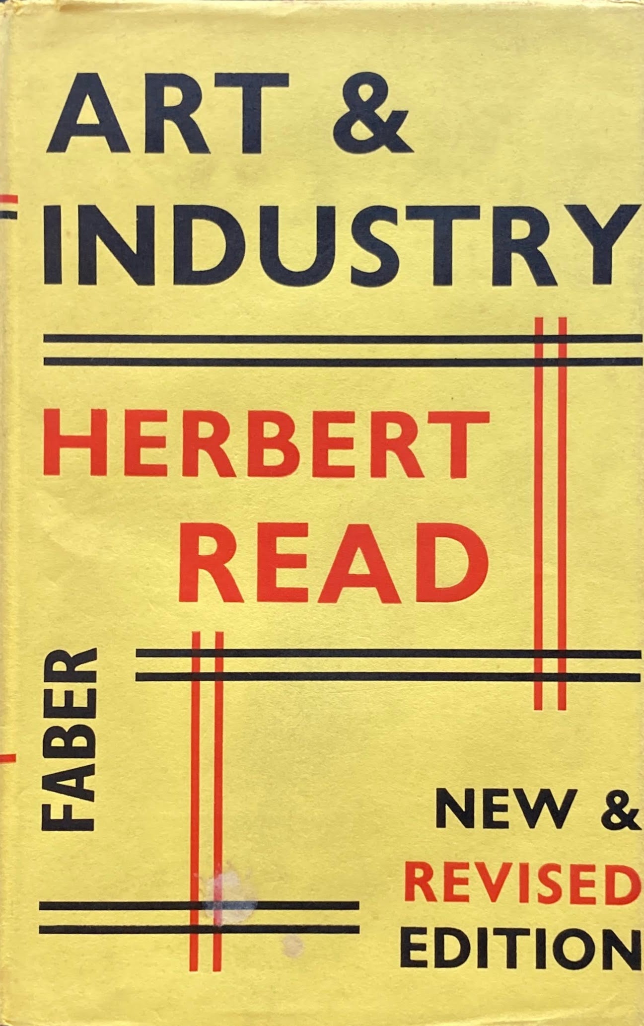 Art & Industry Herbert Read　New ＆Revised edition インダストリアル・デザイン　ハーバート・リード　