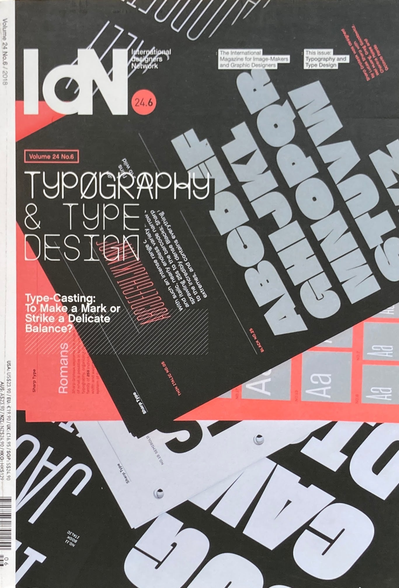 IdN　vol.24 No.6　2018　Typography ＆ Type Design　