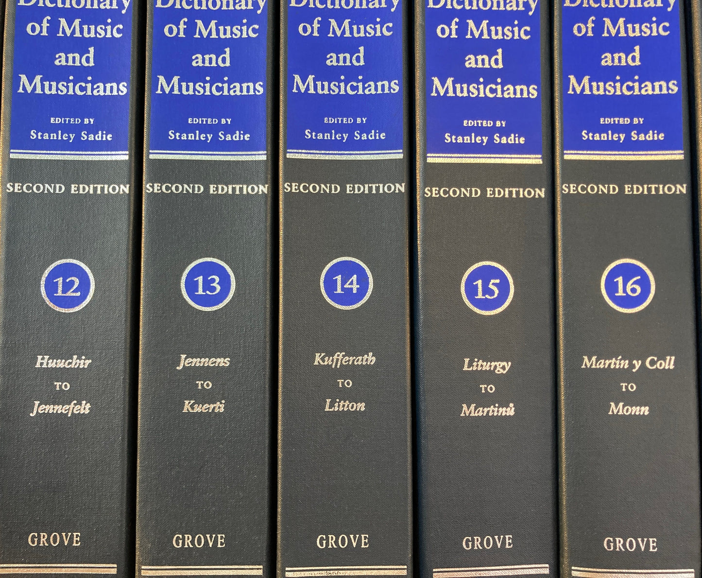 The New Grove Dictionary of Music and Musicians second edition　29-Volume Set　ニューグローヴ世界音楽大事典　 全29冊揃