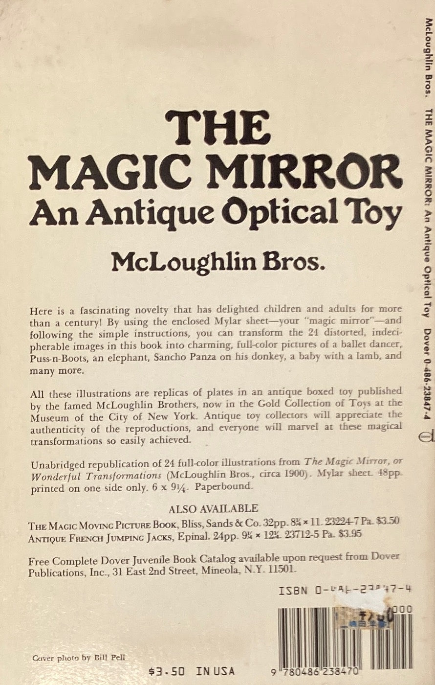 The Magic Mirror　An Antique Optical Toy　Flexible Mirror Included