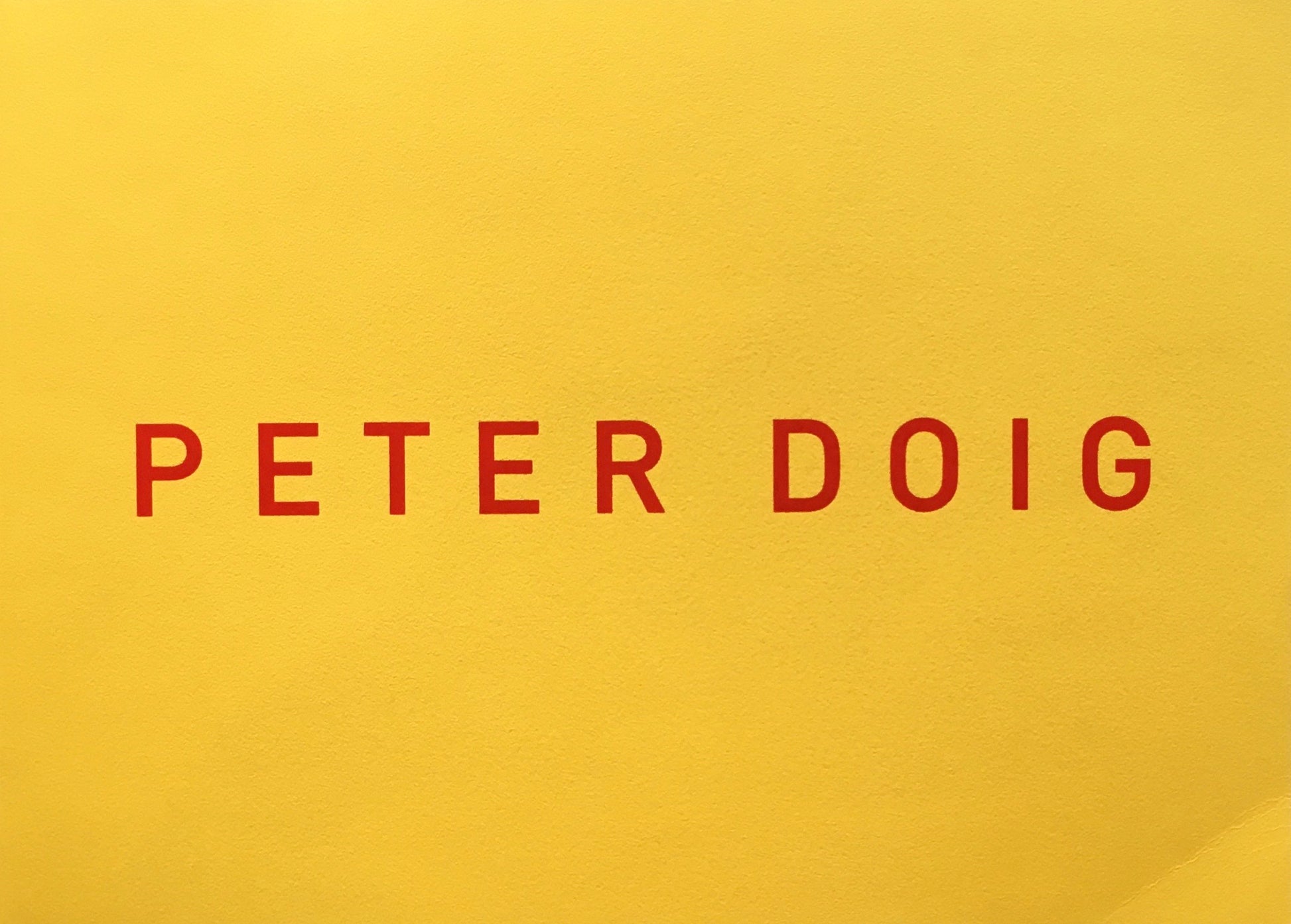 ピーター・ドイグ　東京国立近代美術館　PETER DOIG