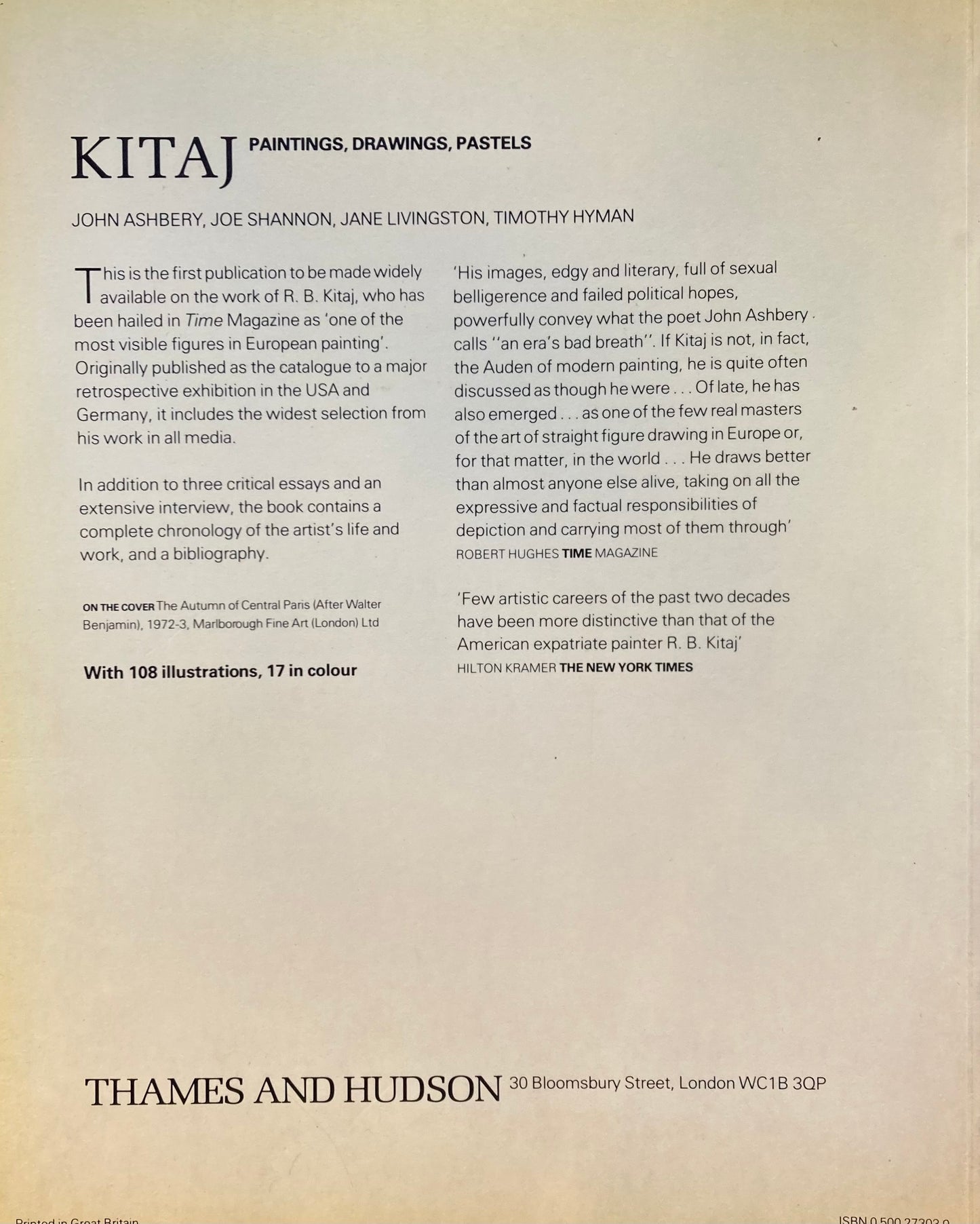 KITAJ　Painting,Drawings,Pastels