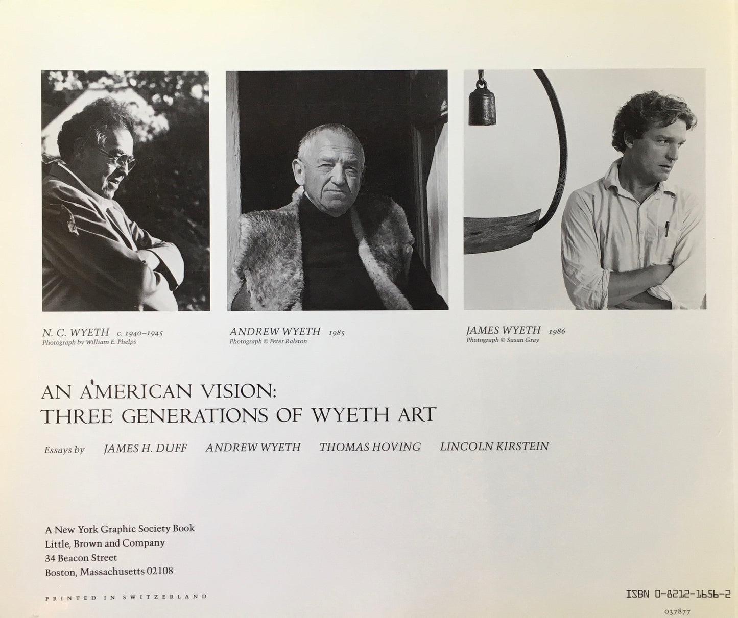 AN AMERICAN VISION　THREE GENERATIONS OF WYETH ART　1987