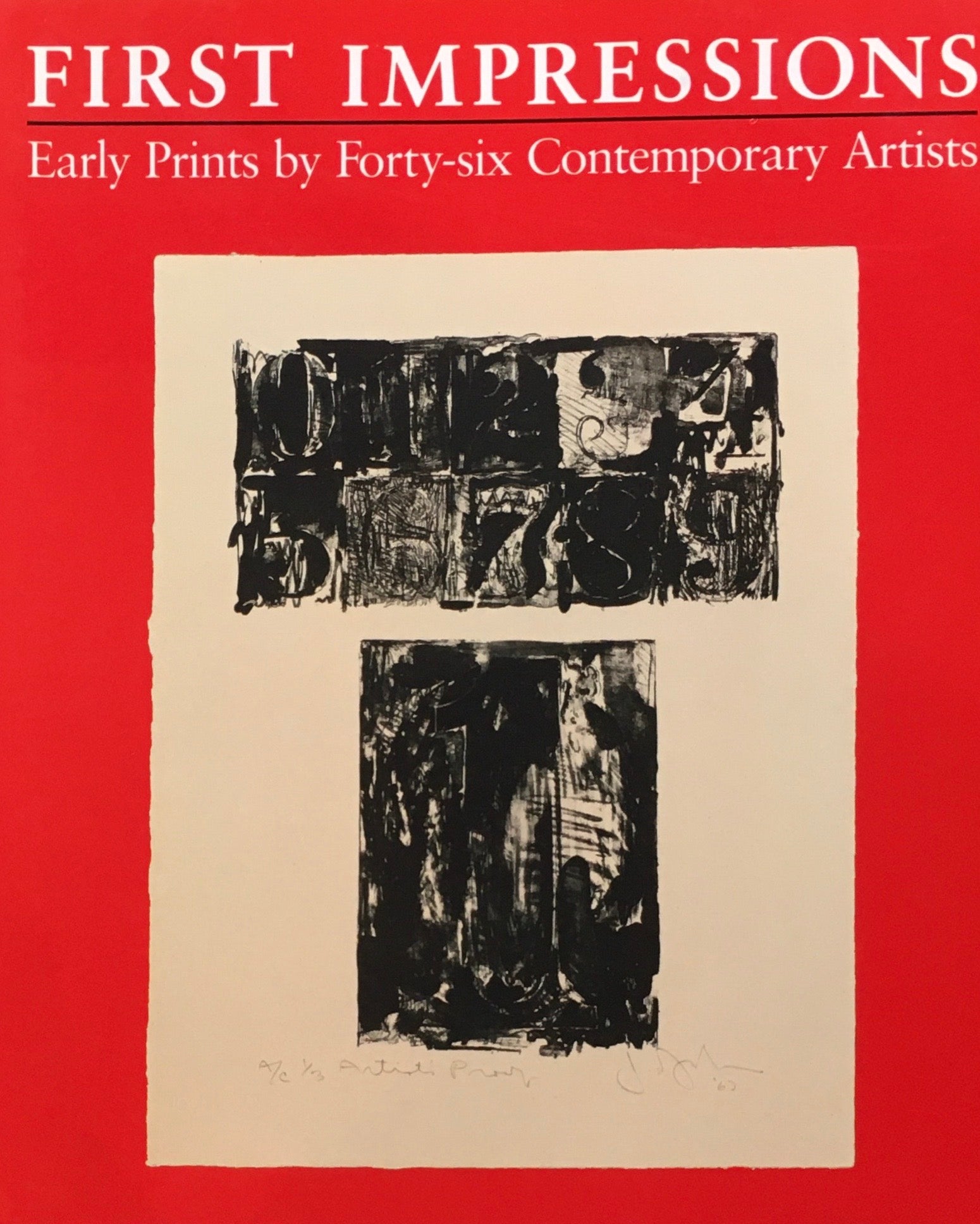 zaa-ma05♪21st century prints　21世紀版画／アルスノヴァ1991年1月号　特集:ジャスパー・ジョーンズ入門Q＆A
