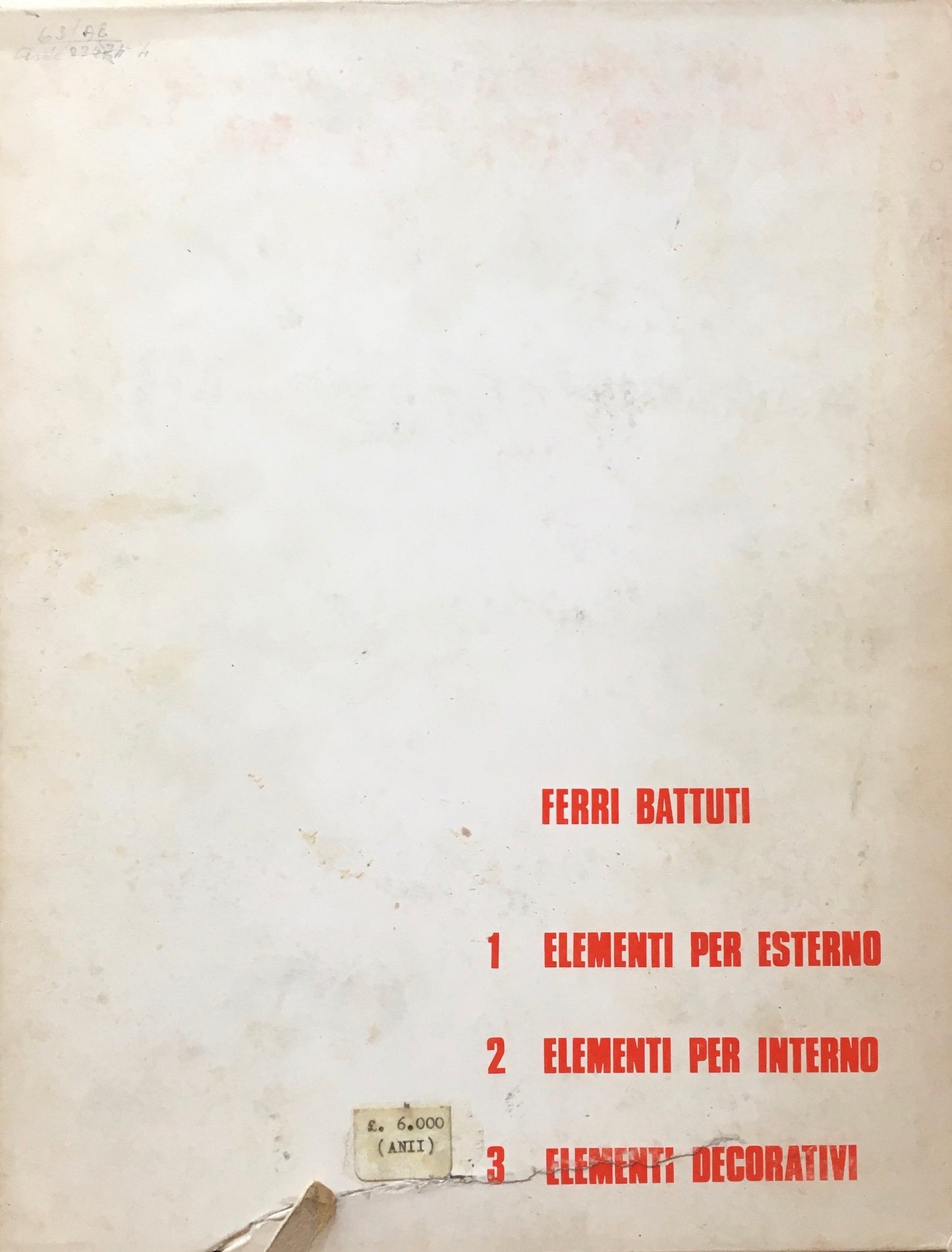 FERRI BATTUTI 1,2,3　Franco Batacchi junior　3冊セット